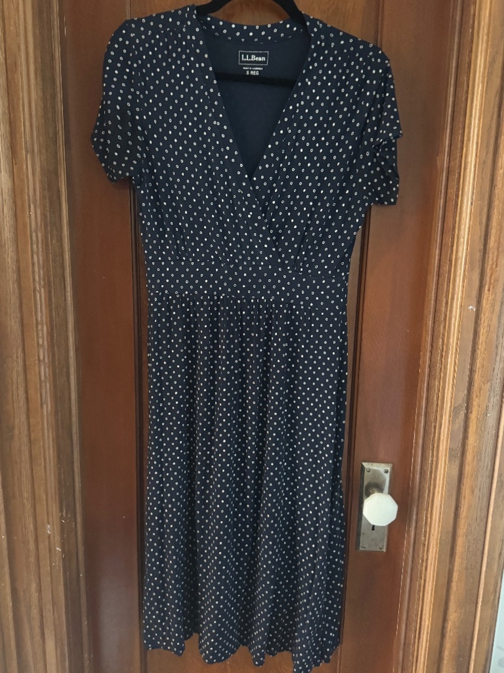 LL Bean Summer Knit Dress, S Reg